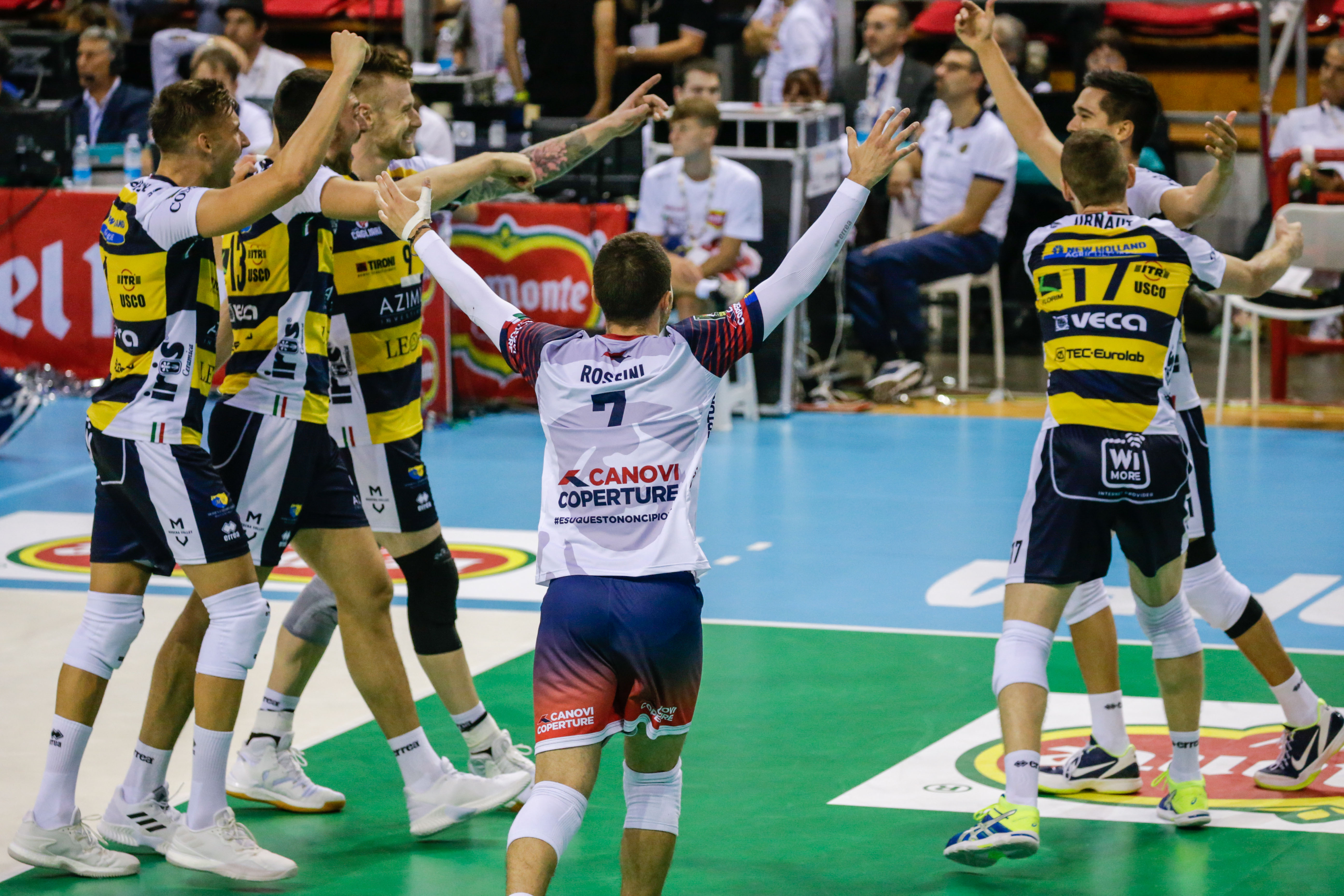 Iris Ceramica sponsors the Modena Volley team featuring Micah ...