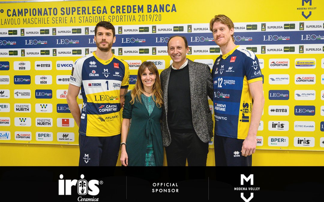 For the third consecutive year, Iris Ceramica takes the field alongside Modena Volley